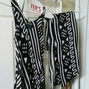 Black and White Maxi Dress